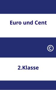 Euro und Cent 2.Klasse Arbeitsblätter
