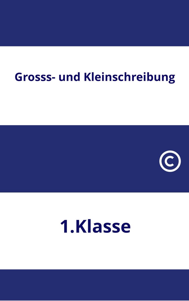 10 Regeln Der Groß-und Kleinschreibung Groß- und Kleinschreibung 3.Klasse Grundschule Arbeitsblätter Deutsch
